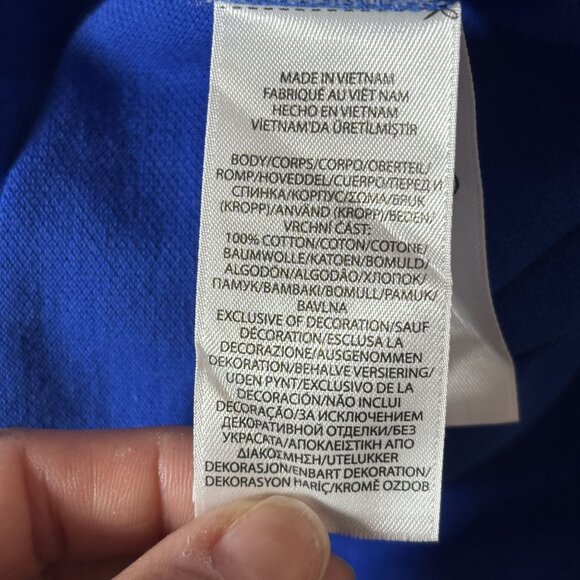 Polo Ralph Lauren 3XB Rugby Polo Shirt Blue Green Big Pony Logo Preppy - Picture 8 of 8